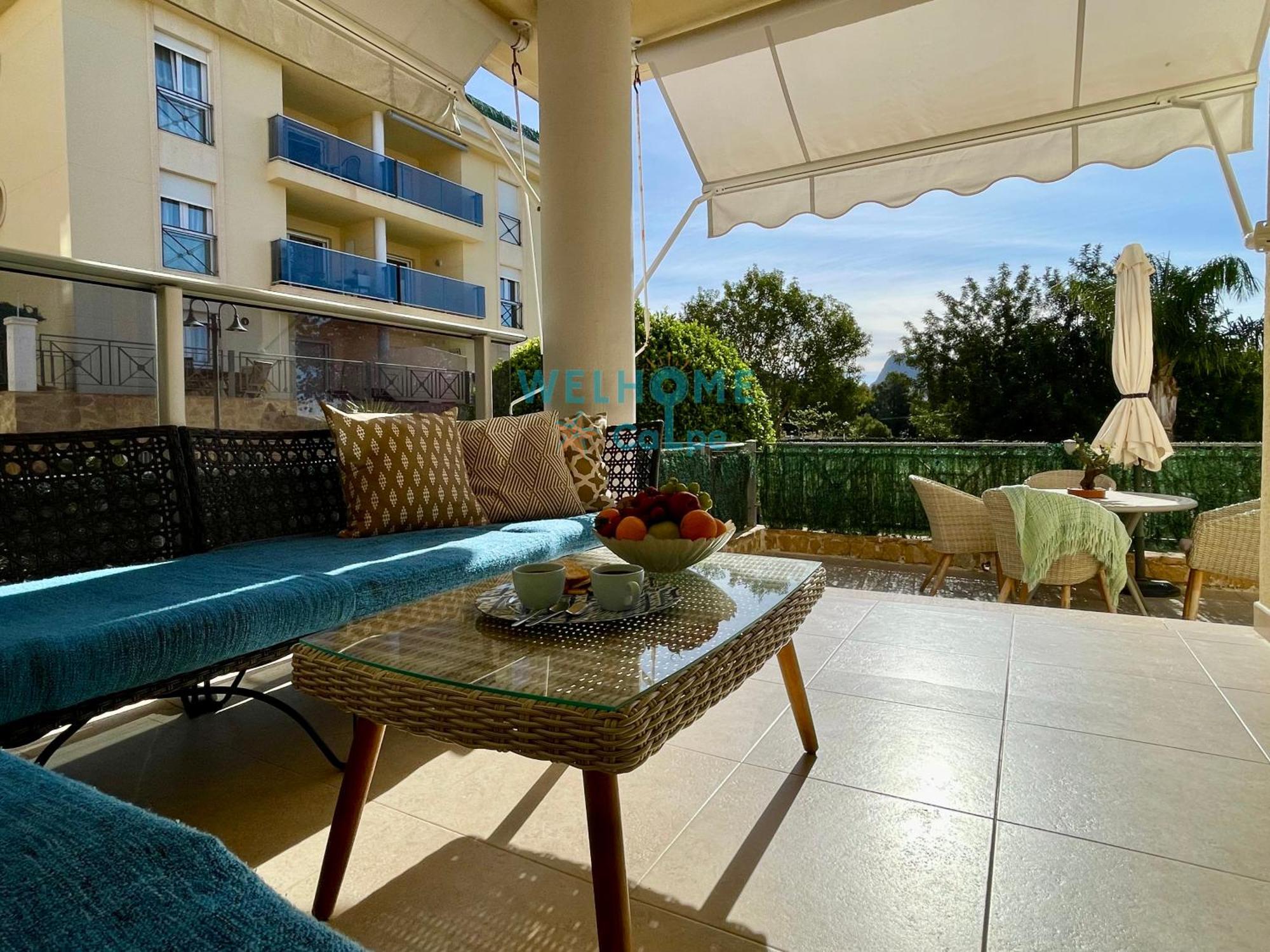 Manzana Bonito Y Comodo Apartamento Con Piscina 칼페 외부 사진