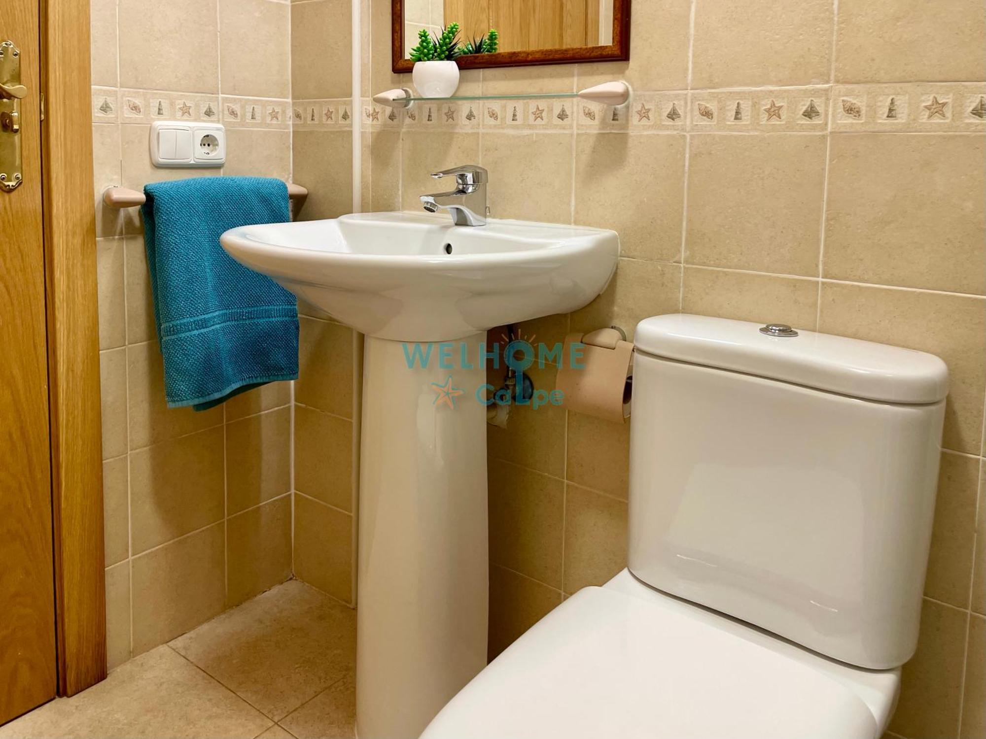 Manzana Bonito Y Comodo Apartamento Con Piscina 칼페 외부 사진
