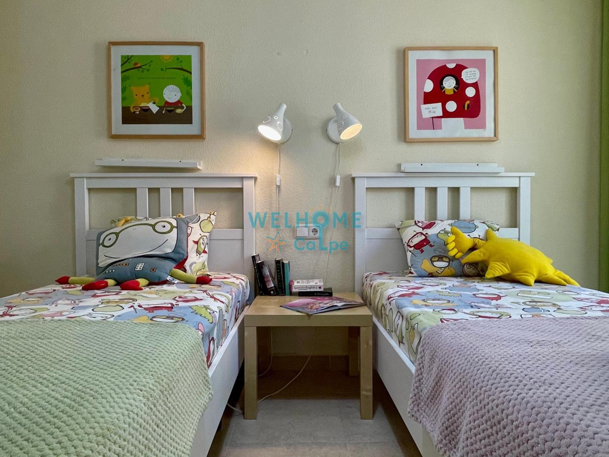 Manzana Bonito Y Comodo Apartamento Con Piscina 칼페 외부 사진