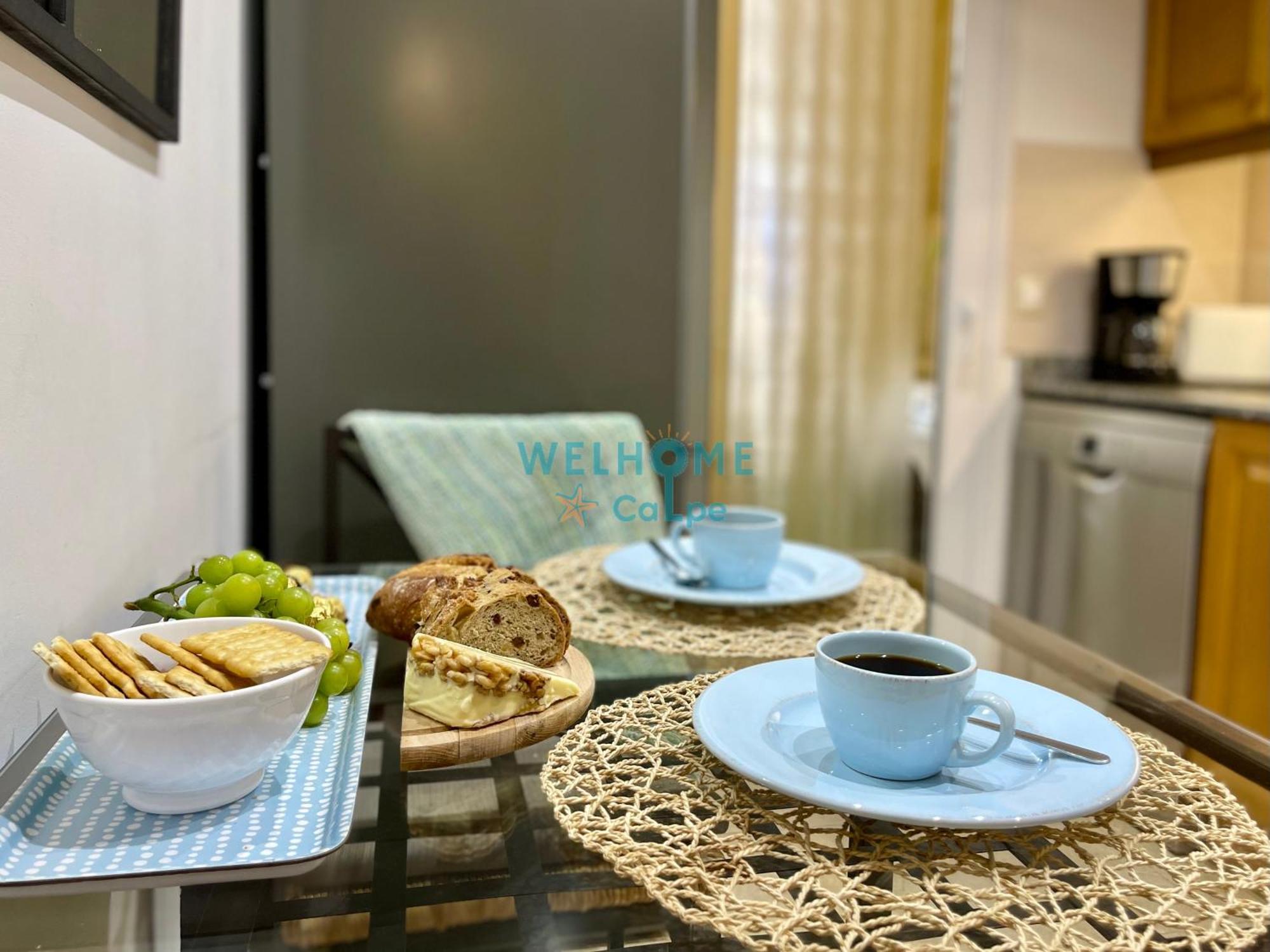 Manzana Bonito Y Comodo Apartamento Con Piscina 칼페 외부 사진