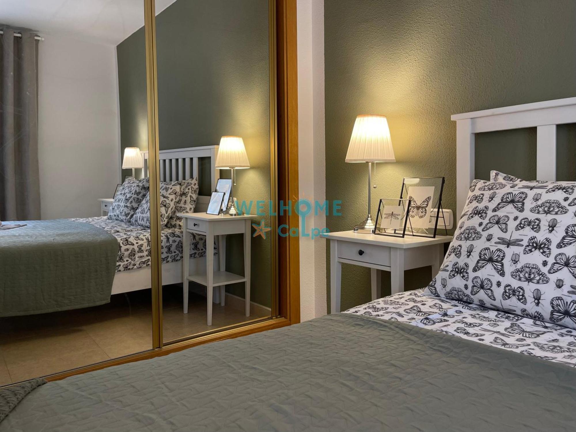 Manzana Bonito Y Comodo Apartamento Con Piscina 칼페 외부 사진