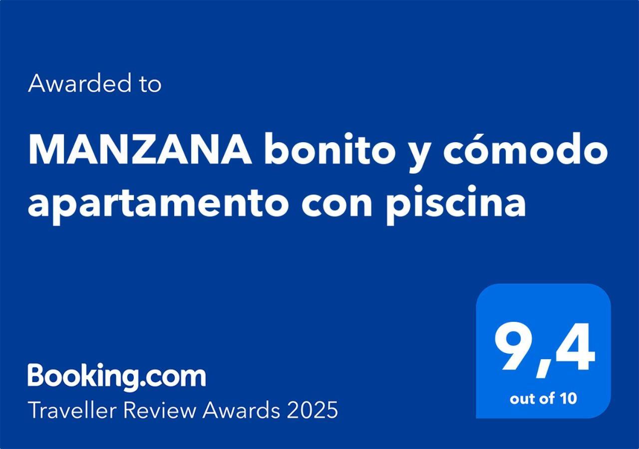 Manzana Bonito Y Comodo Apartamento Con Piscina 칼페 외부 사진